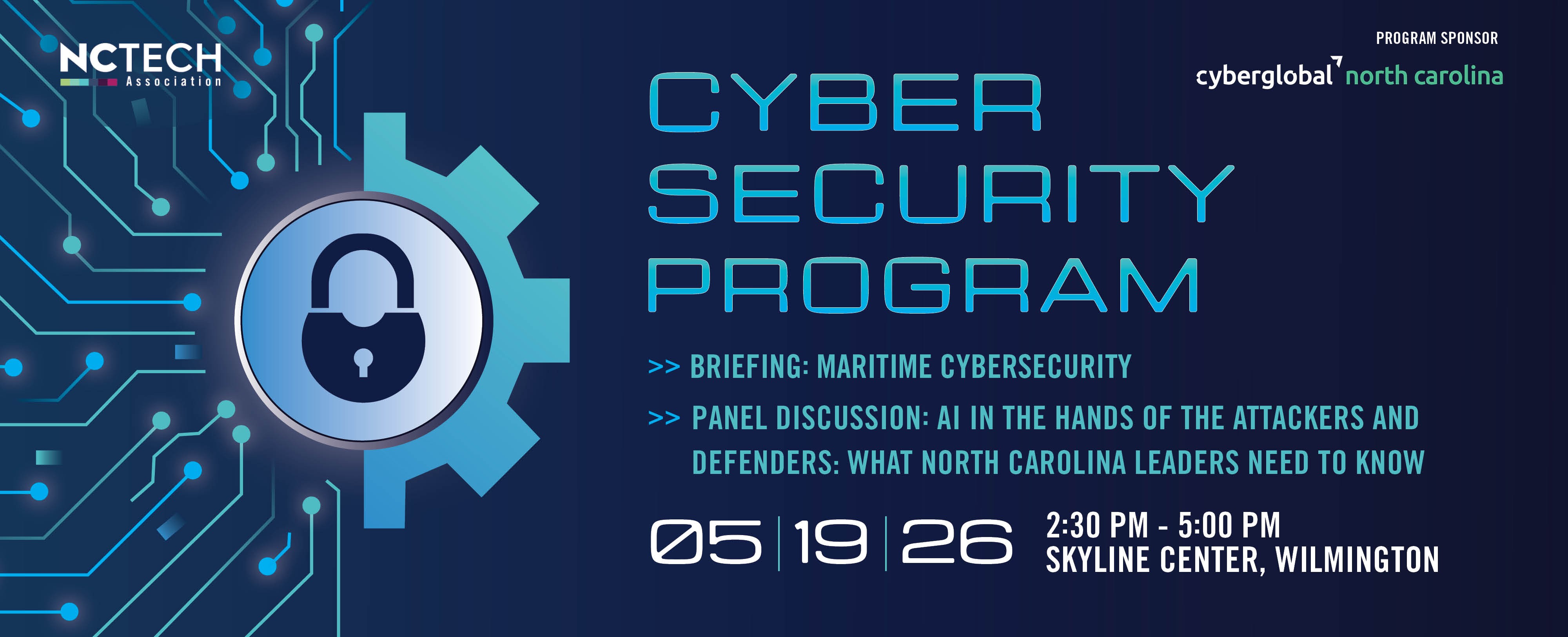 Banner for Cybersecurity Network Event
