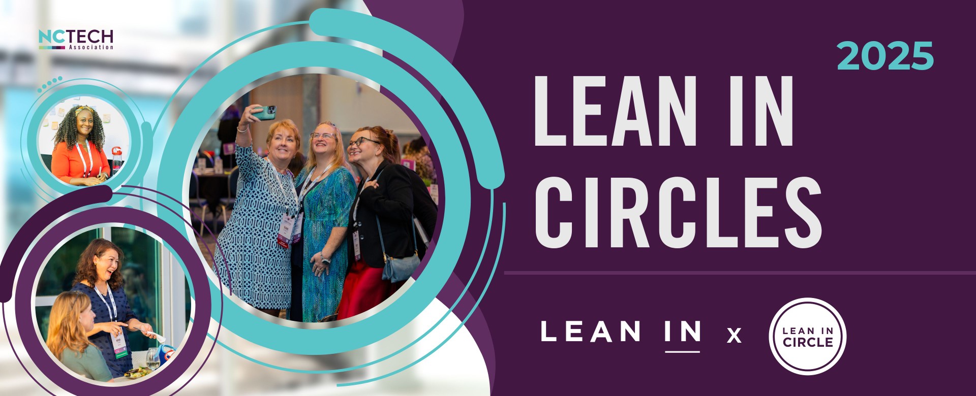 NC Tech Lean in Circles have launched. Sign up now to join a circle! NC Tech x Lean In x Lean in Circle